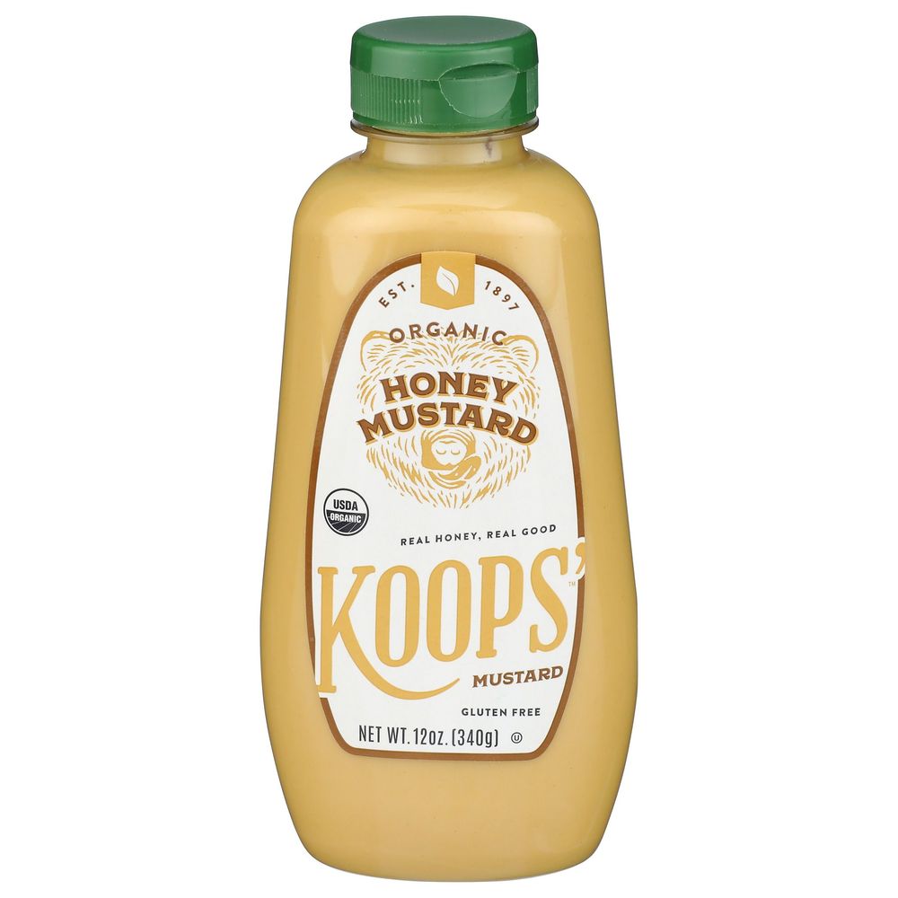Koops' Organic Honey Mustard, 12 Ounce -- 12 Per Case