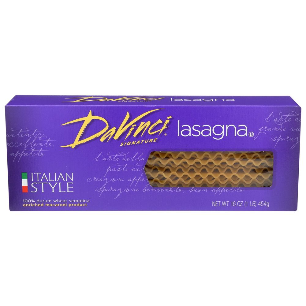 Davinci Lasagna Pasta, 16 Ounce -- 12 Per Case