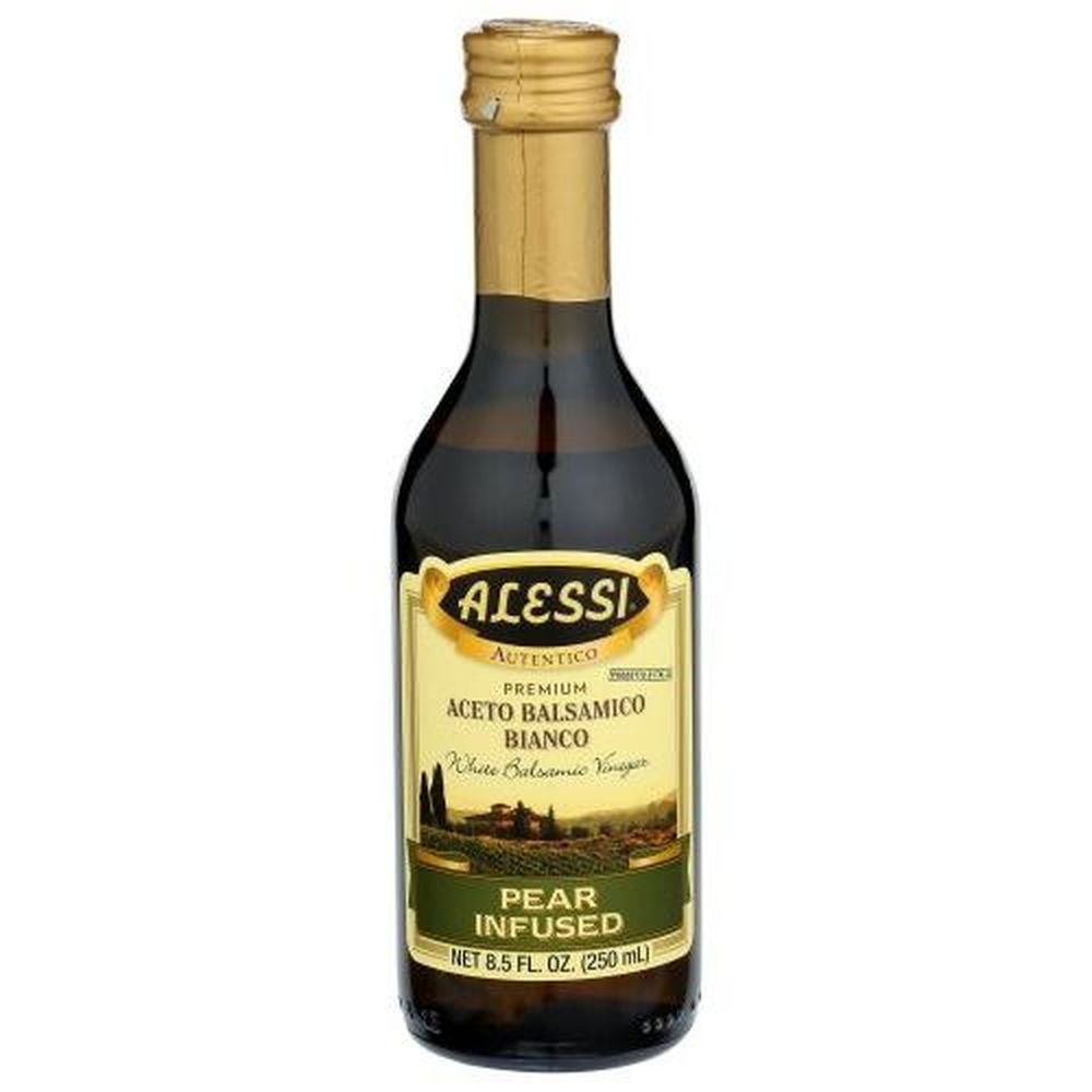 Alessi Pear Infused White Balsamic Vinegar, 8.5 Ounce -- 6 Per Case