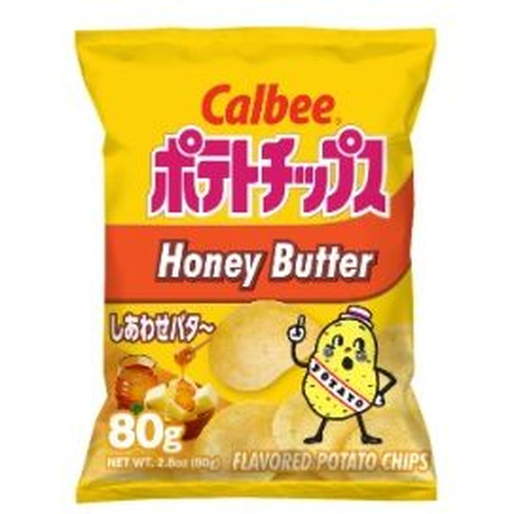 Calbee Honey Butter Potato Chips, 2.8 Ounce -- 6 Per Case
