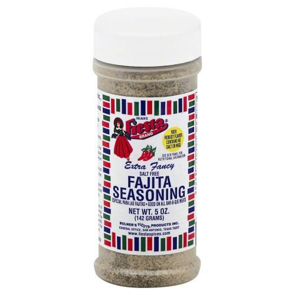 Fiesta Extra Fancy Salt Free Fajita Seasoning, 5 Ounce -- 6 Per Case