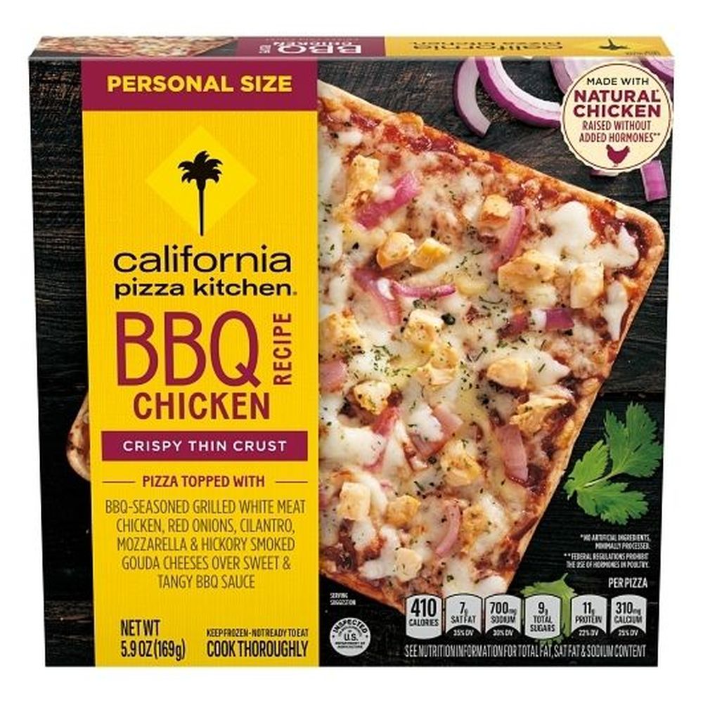 California Pizza Kitchen Bbq Chicken Recipe Crispy Thin Crust Pizza, 5.9 Ounce -- 10 Per Case