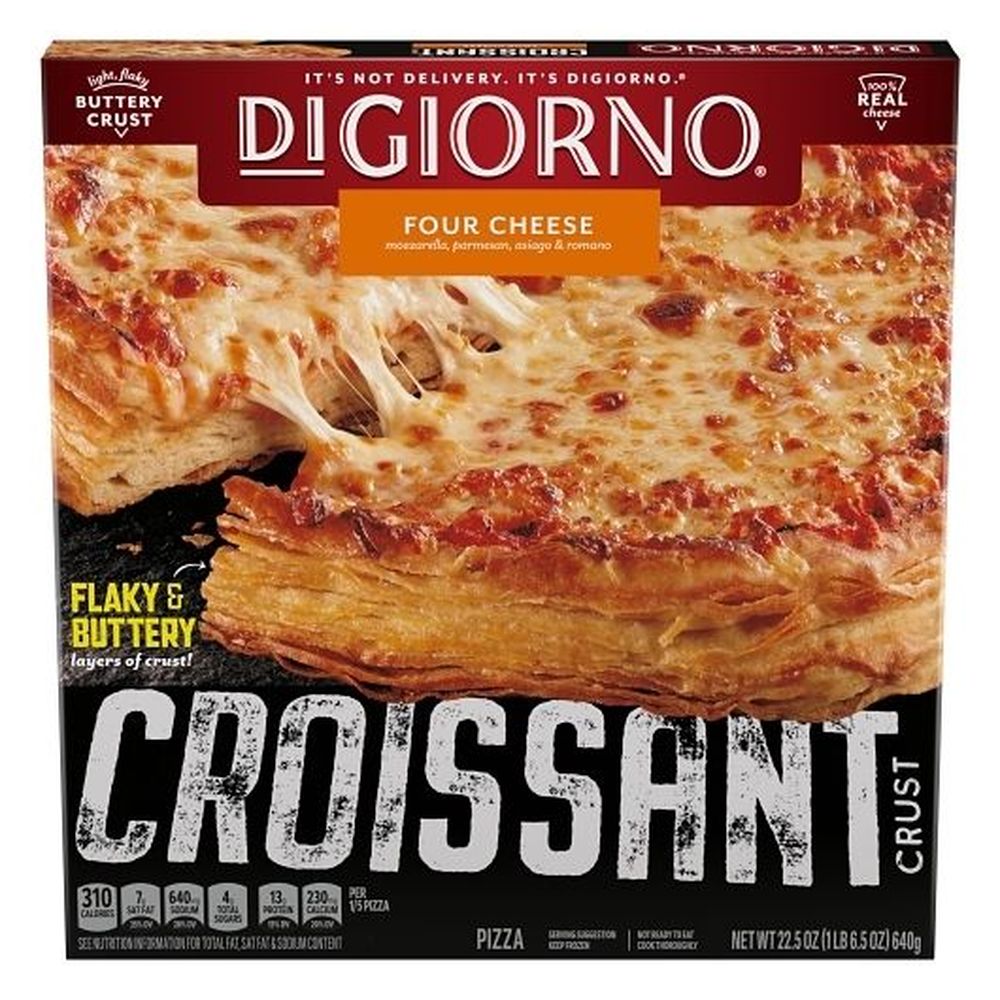 Digiorno Cheese Lovers Four Cheese Croissant Crust Pizza, 22.5 Ounce -- 12 Per Case
