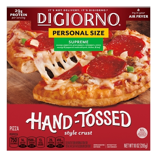 Digiorno 6.5 Inch Personal Size Supreme Hand-tossed Style Traditional Crust Pizza, 10 Ounce -- 10 Per Case