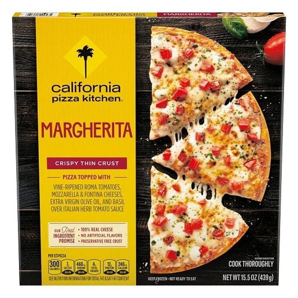 California Pizza Kitchen 12 Inch Margherita Recipe Crispy Thin Crust Pizza, 15.5 Ounce -- 14 Per Case