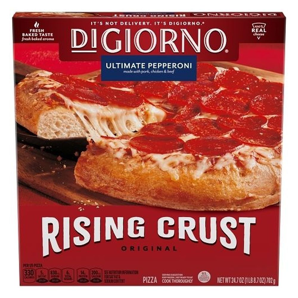 Digiorno Ultimate Pepperoni Original Rising Crust Pizza, 24.7 Ounce -- 12 Per Case