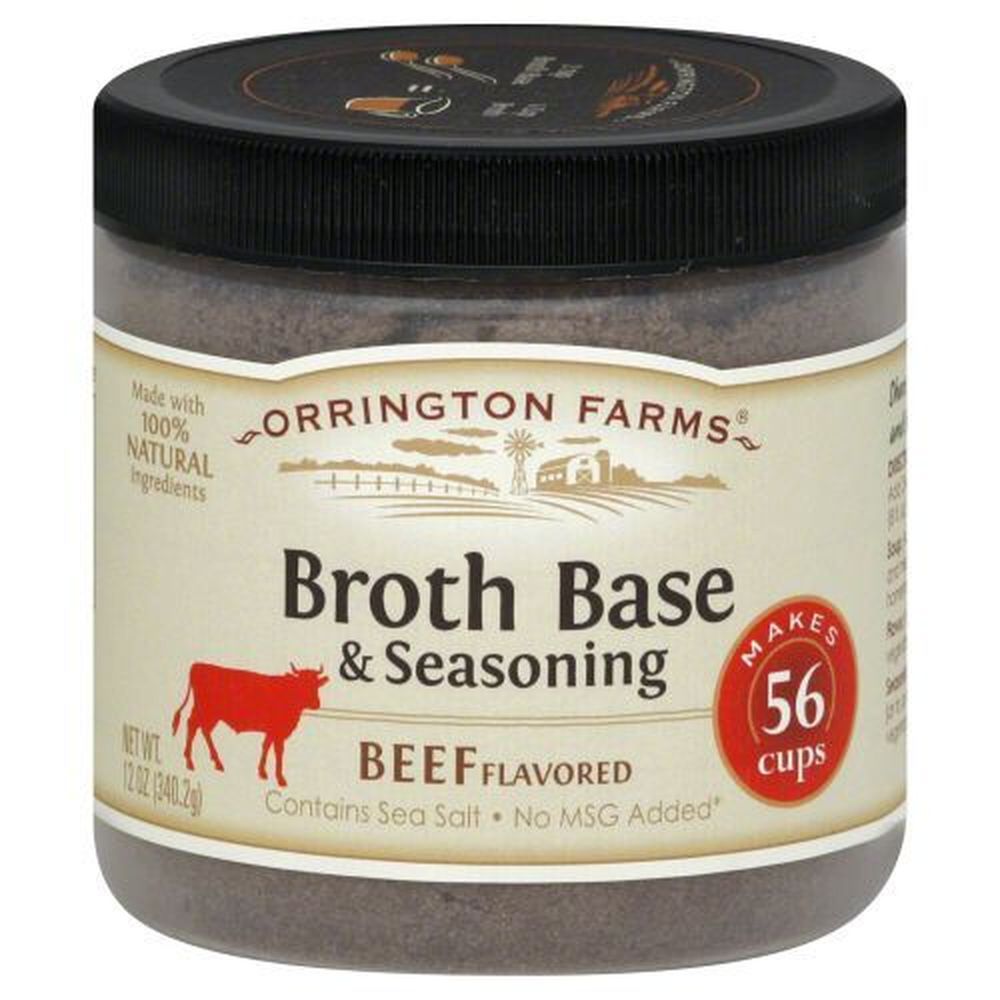 Orrington Farms Granulated Beef Flavored Soup Base, 12 Ounce -- 6 Per Case
