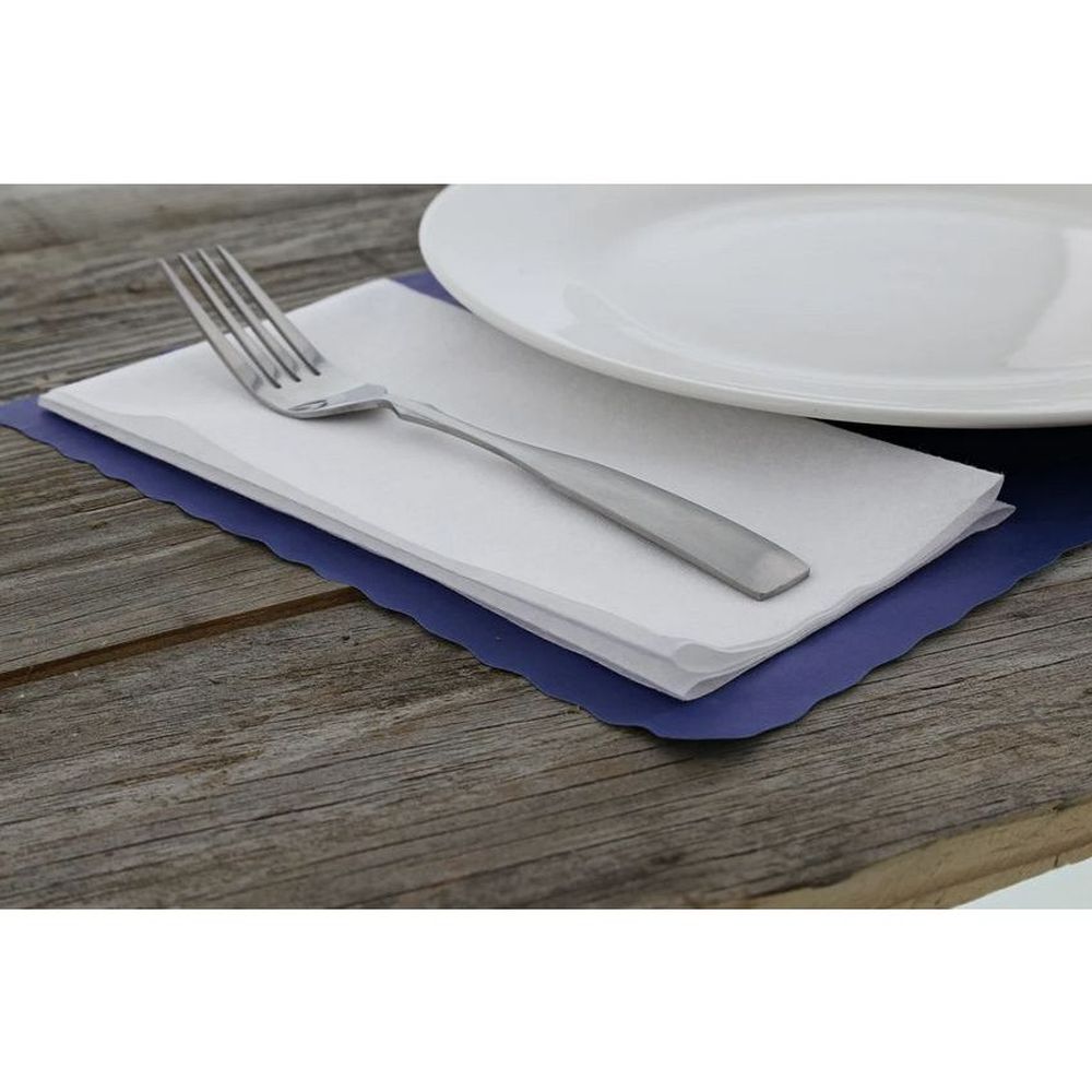 White 1/6 Fold Airlaid Guest Towel