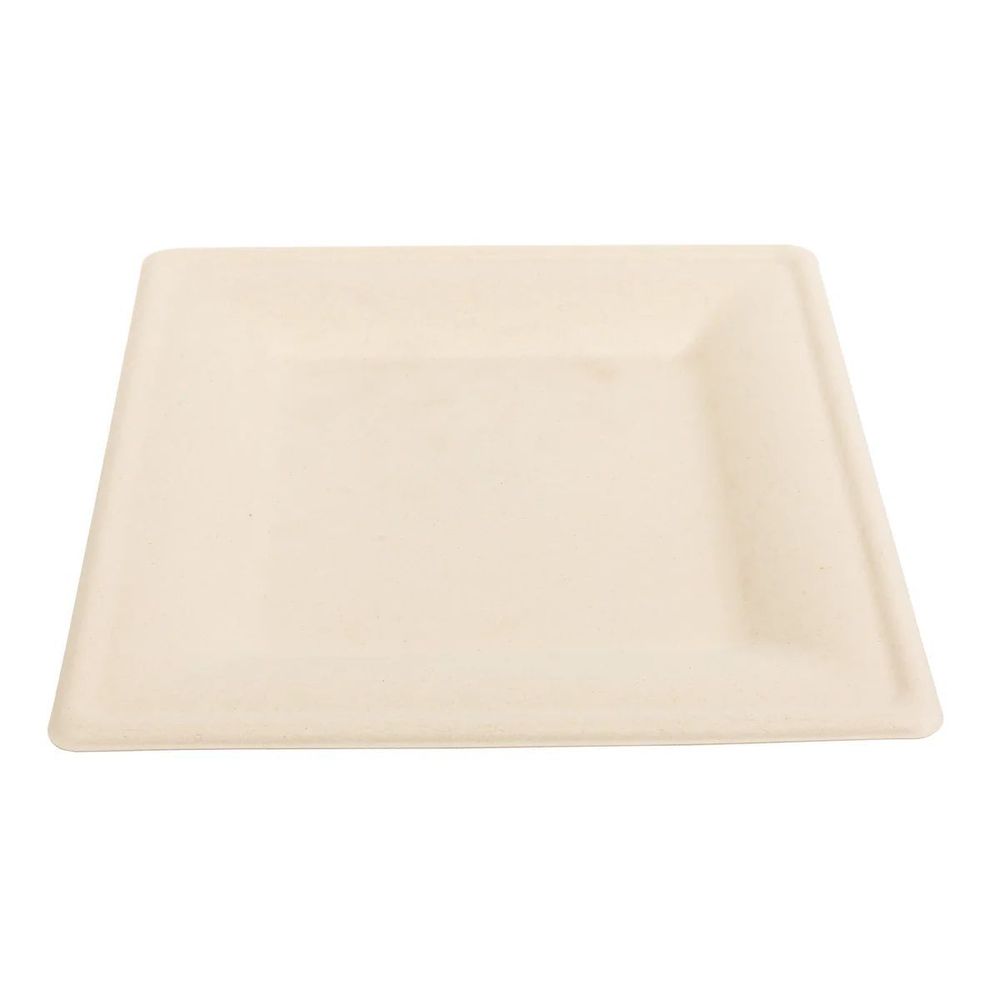 Natural NPFA Molded Fiber Square Plate