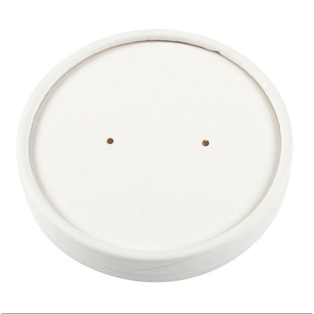 White Vented Paper Food Container