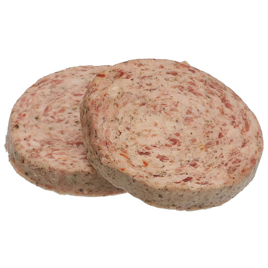 Odom's Tennessee Pride Premium Mild Whole Hog Fresh Sliced 3 Inch Formed Sausage Patties, 12 Pound
