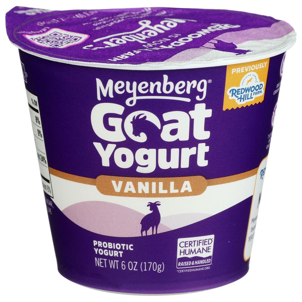 Meyenberg Vanilla Goat Milk Yogurt, 6 Ounce -- 12 Per Case