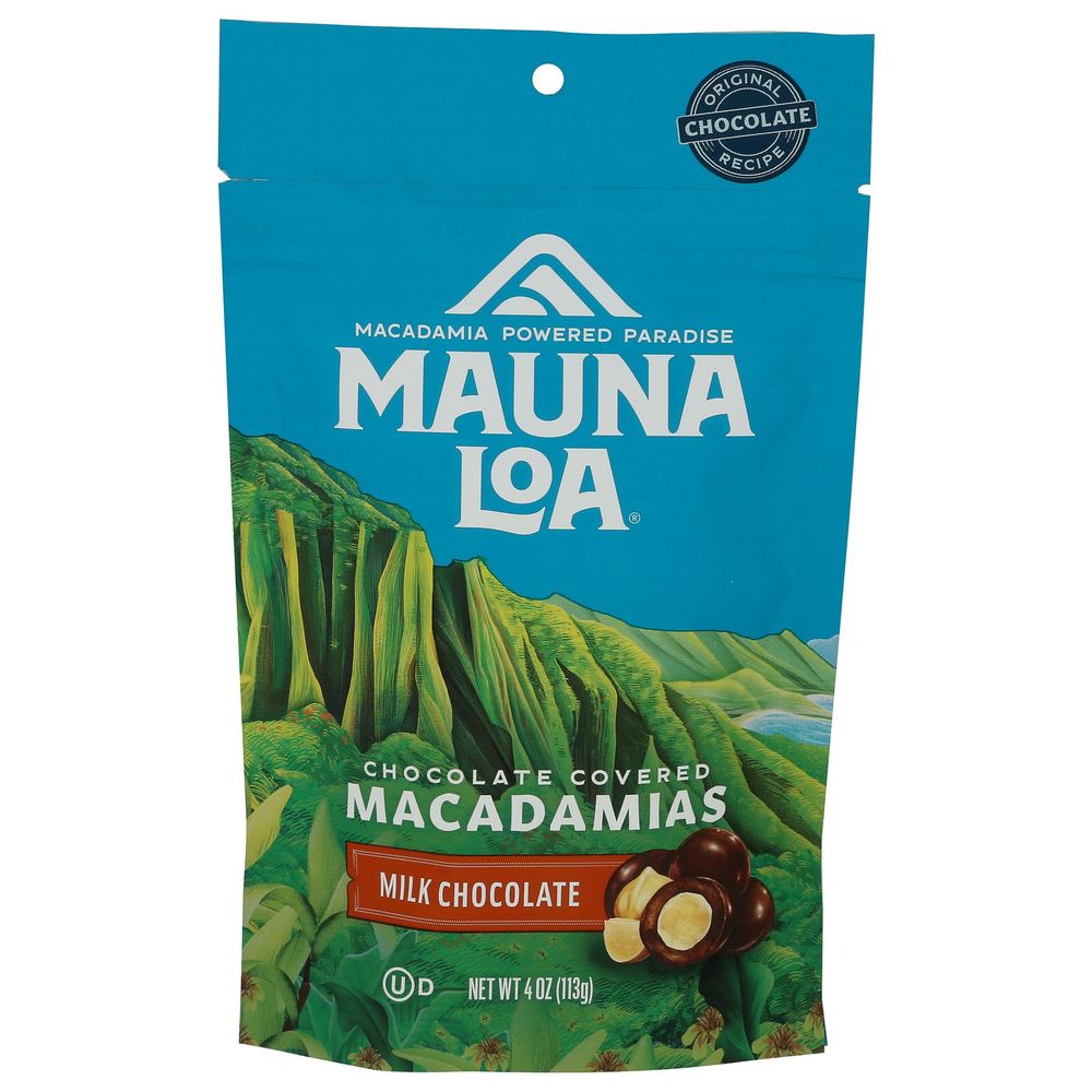 Mauna Loa Milk Chocolate Covered Macadamias Nuts, 4 Ounce -- 6 Per Case