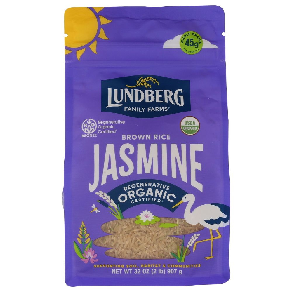 Organic California Brown Jasmine Rice