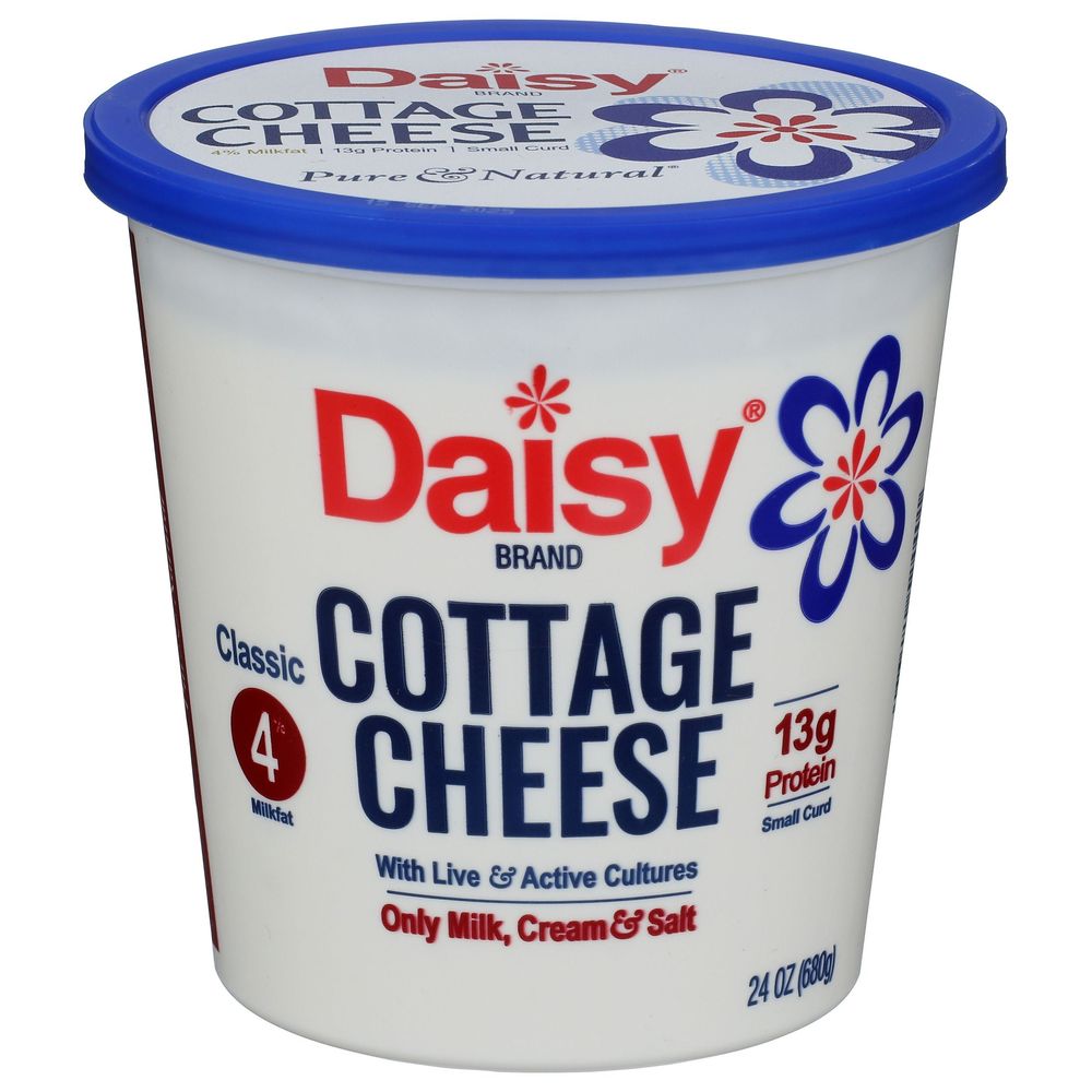 Daisy 4 Percent Milk Fat Cottage Cheese, 24 Ounce -- 6 Per Case