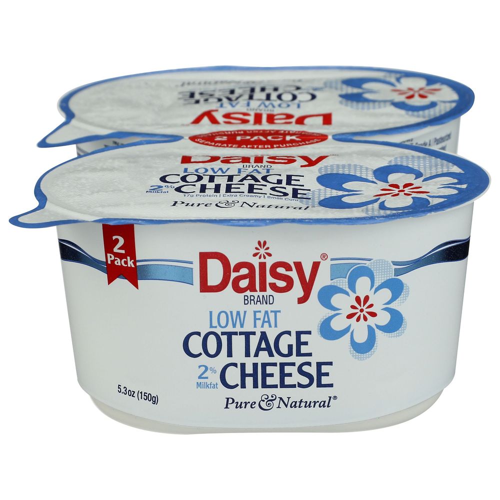 Daisy 2 Percent Milk Fat Cottage Cheese, 5.3 Ounce -- 6 Per Case