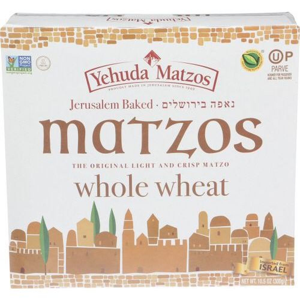 Yehuda Whole Wheat Daily Thin Matzo, 10.5 Ounce -- 6 Per Case