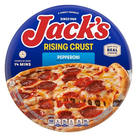 Jack's Rising Crust Pepperoni Pizza, 26.3 Ounce -- 12 Per Case