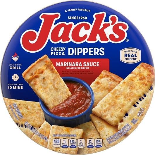 Jack's Cheesy Pizza Dippers, 17.9 Ounce -- 12 Per Case
