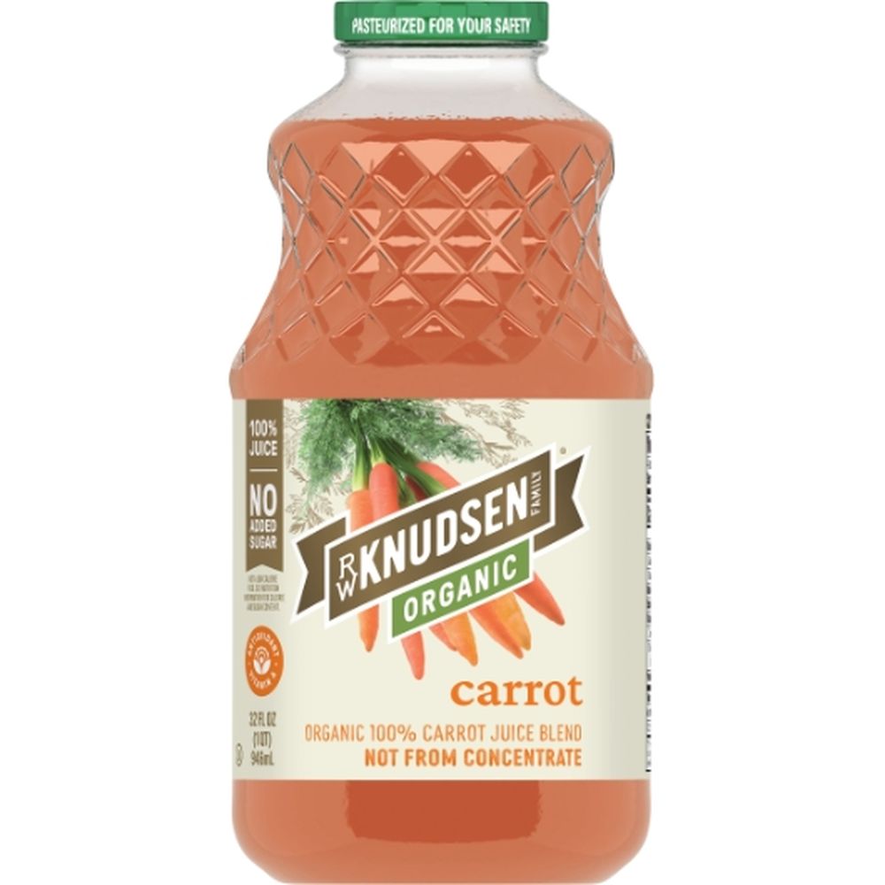 Rw Knudsen Organic Carrot Juice, 32 Fluid Ounce -- 6 Per Case