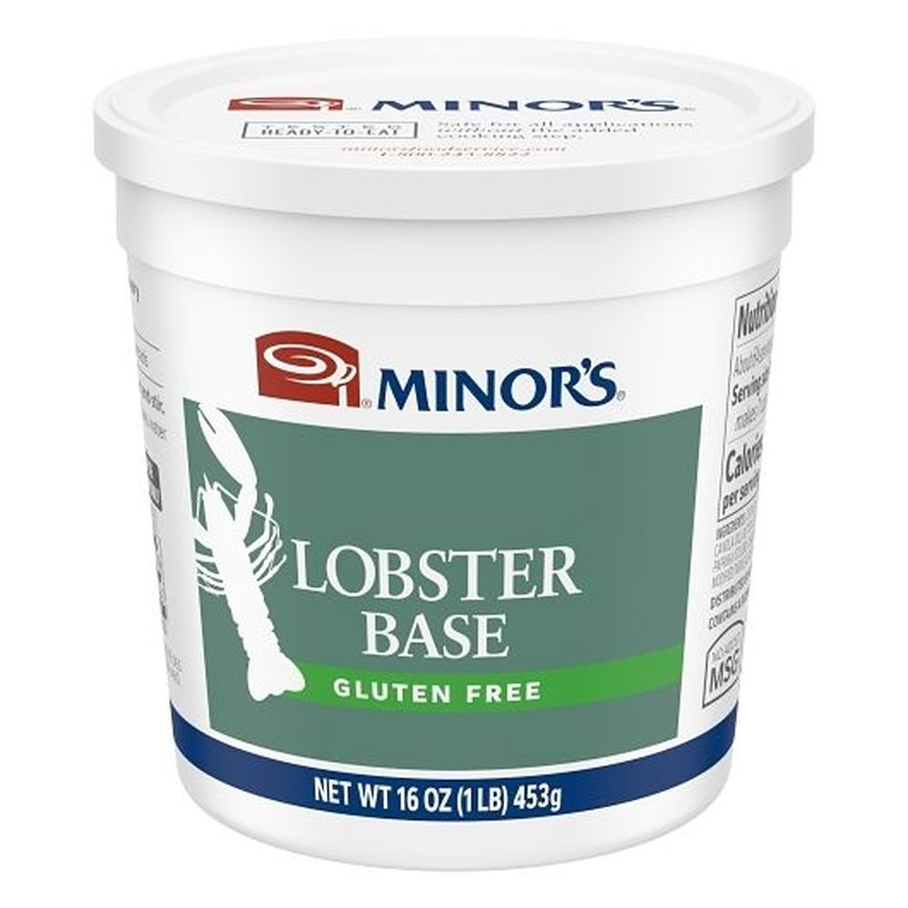 Minor's No Added Msg Lobster Base, 1 Pound -- 6 Per Case