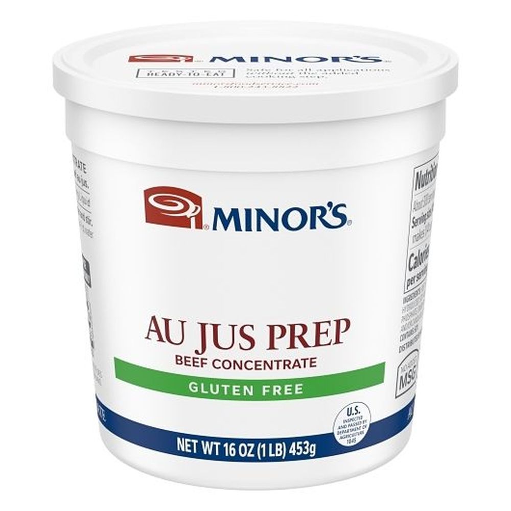 Minor's Beef Au Jus Concentrate, 1 Pound -- 6 Per Case