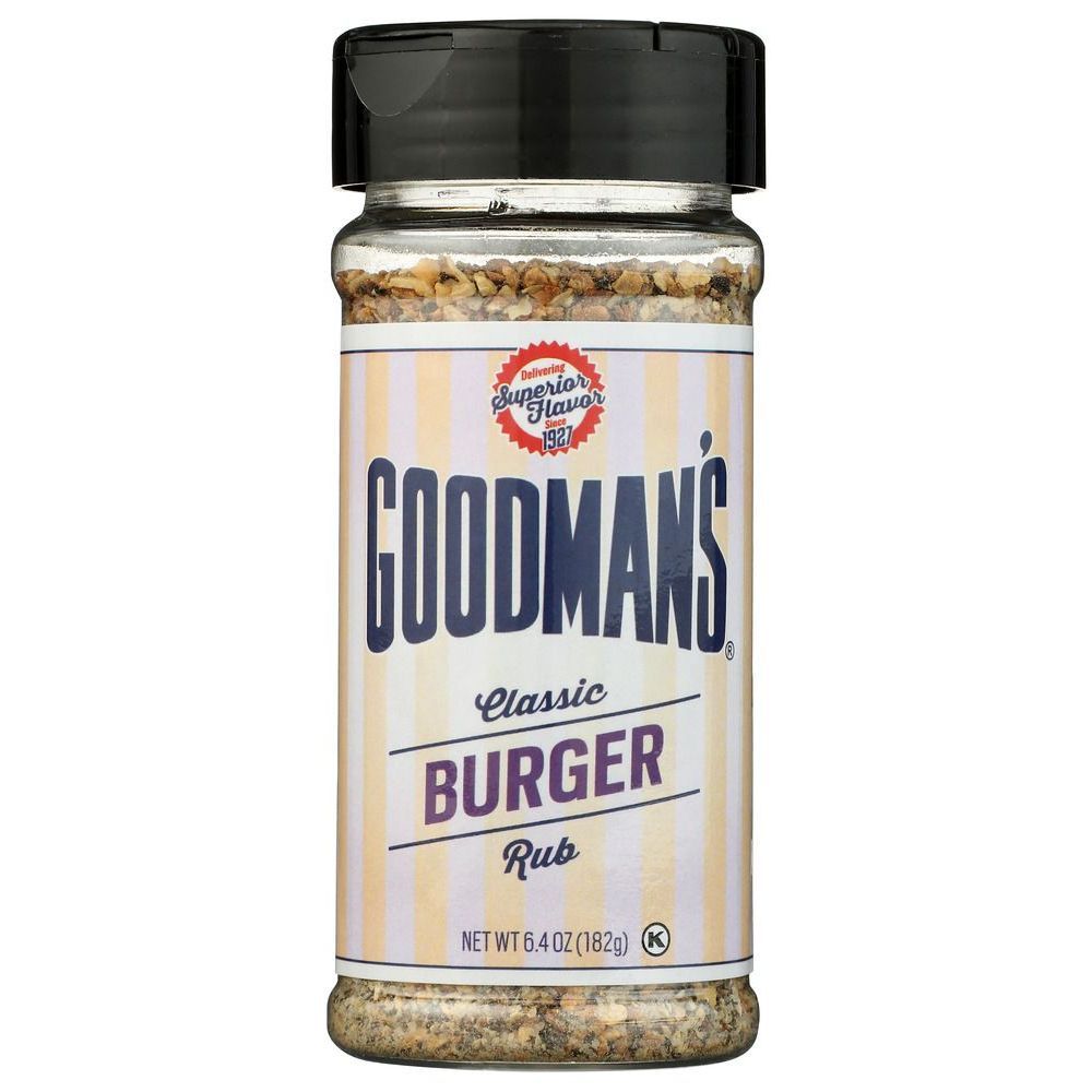 Goodman's Classic Burger Rub Seasoning, 6.4 Ounce -- 6 Per Case