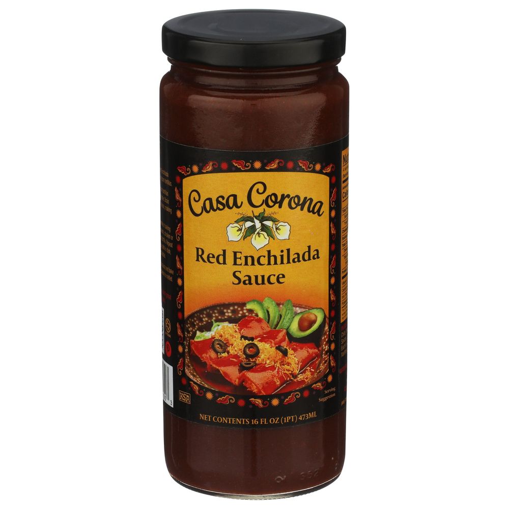 Casa Corona Red Enchilada Sauce, 16 Ounce -- 6 Per Case