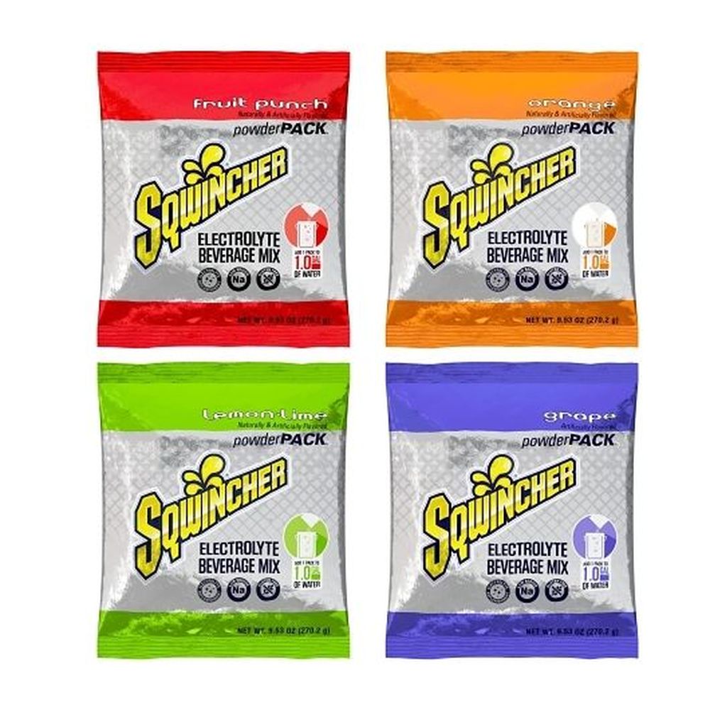 Sqwincher Mezcla De Bebida Con Electrolitos - Paquete Variado, 9.53 Onzas -- 80 Por Caja