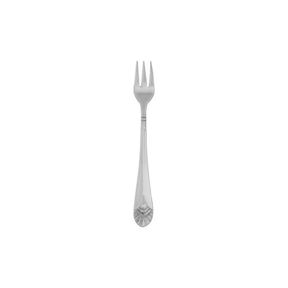 Walco Art Deco 5.6 Inch 18/10 Stainless Steel Cocktail Fork, 24 Count