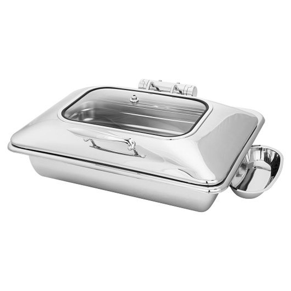 Walco Idol 18/10 Stainless Induction Rectangle Chafer, 8 Quart Capacity