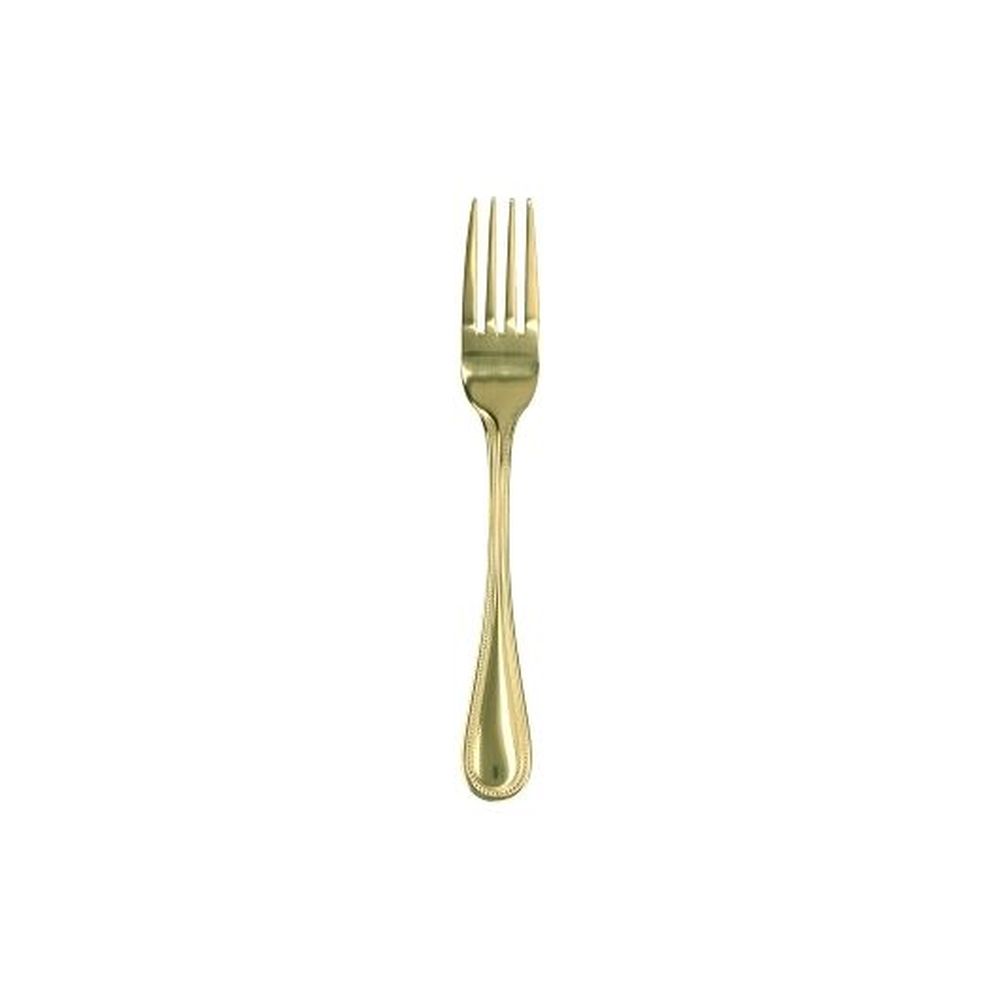 Walco Colgate Pvd Gold 8.12 Inch 18/0 Stainless Steel European Dinner Fork, 36 Count