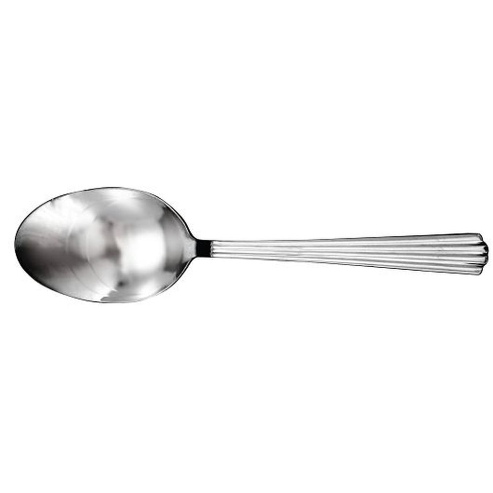 Walco Hyannis 8 Inch 18/10 Stainless Serving Spoon, 24 Count
