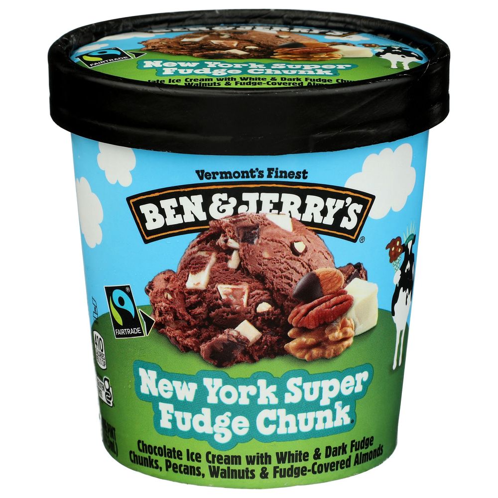 Ben And Jerry's New York Super Fudge Chunk Non Dairy Ice Cream, 1 Pint -- 8 Per Case