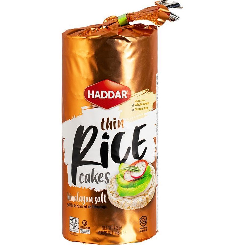 Haddar Himalayan Salt Rice Cake, 4.2 Ounce -- 12 Per Case