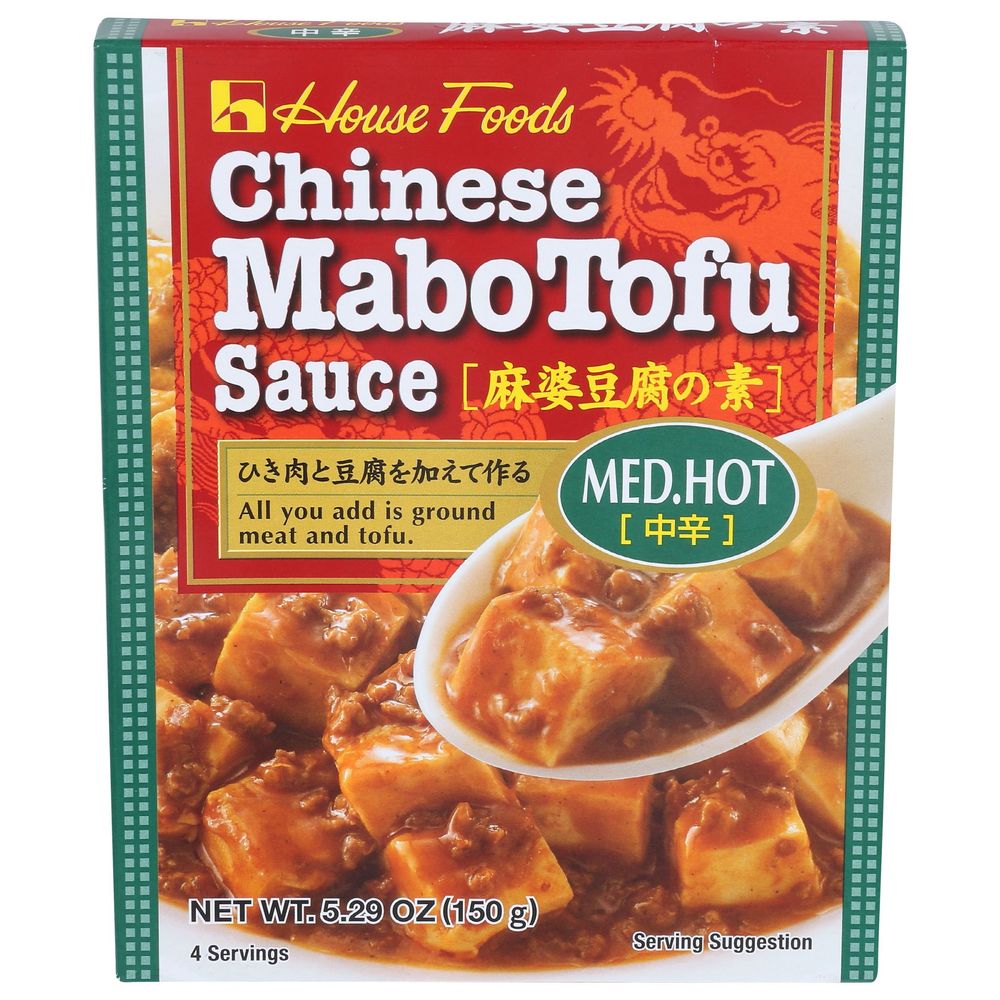 House Foods Medium Hot Chinese Mabo Tofu Sauce, 5.29 Ounce -- 10 Per Case