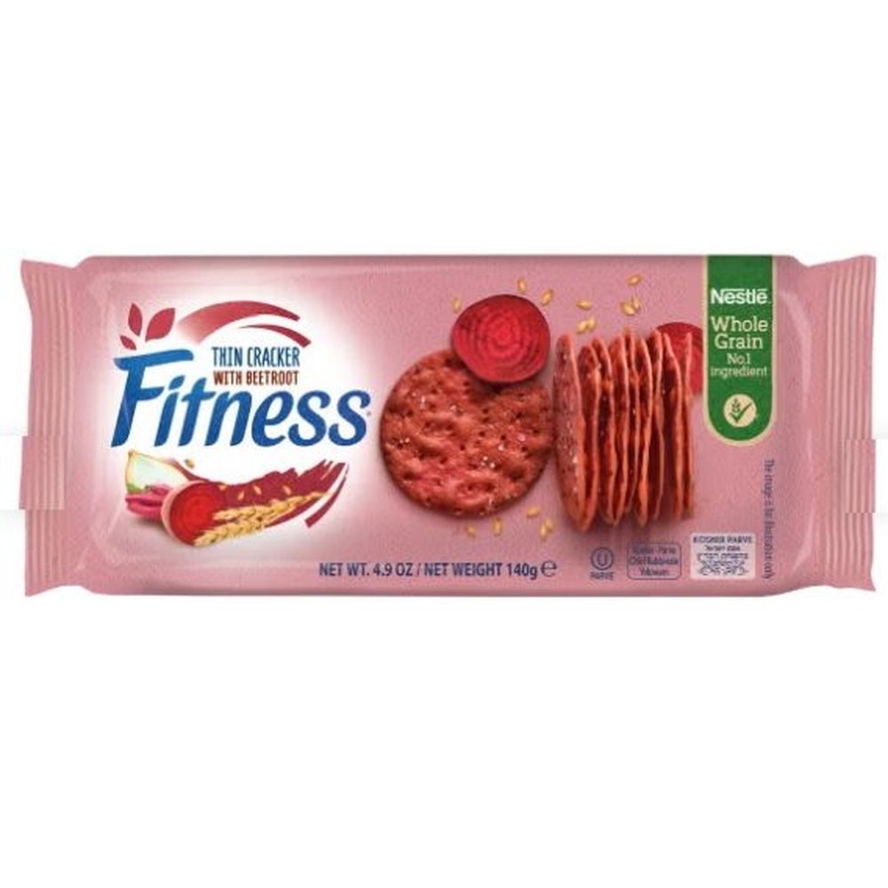 Fitness Thin Beetroot Cracker, 4.9 Ounce -- 16 Per Case