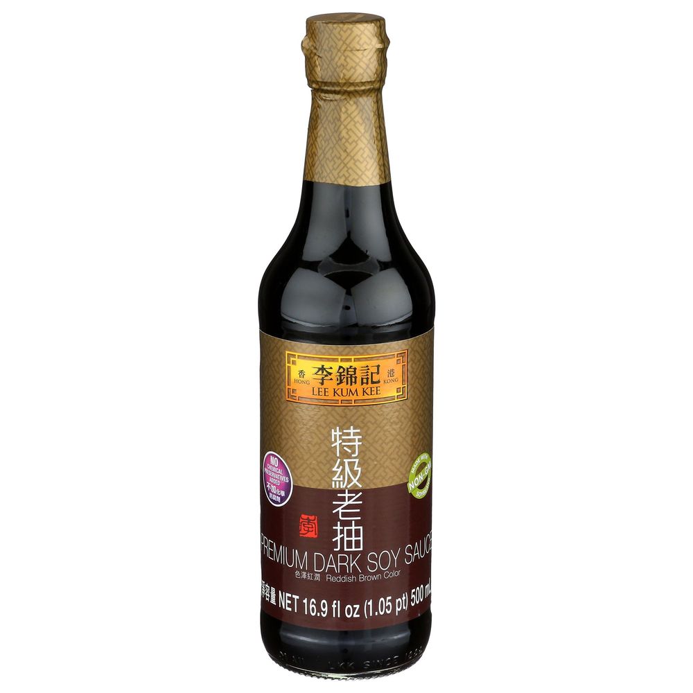 Lee Kum Kee Premium Dark Soy Sauce, 16.9 Fluid Ounce -- 12 Per Case