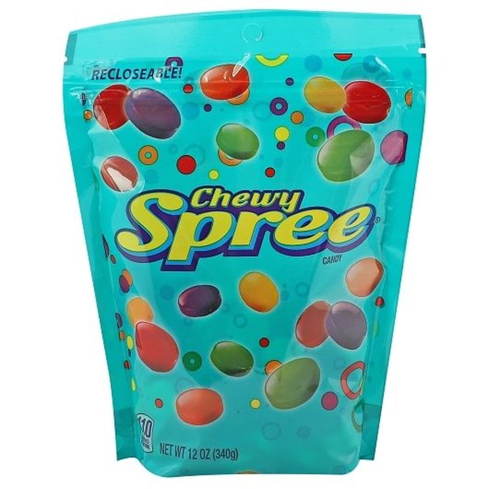 Spree Chewy Candy - Stand Up Bag, 12 Ounce -- 8 Per Case