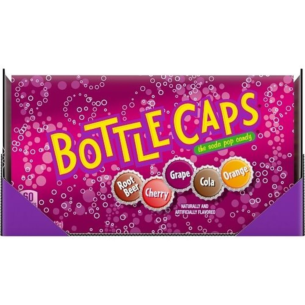 Bottle Caps The Soda Pop Candy - Throwback, 5 Ounce -- 10 Per Case