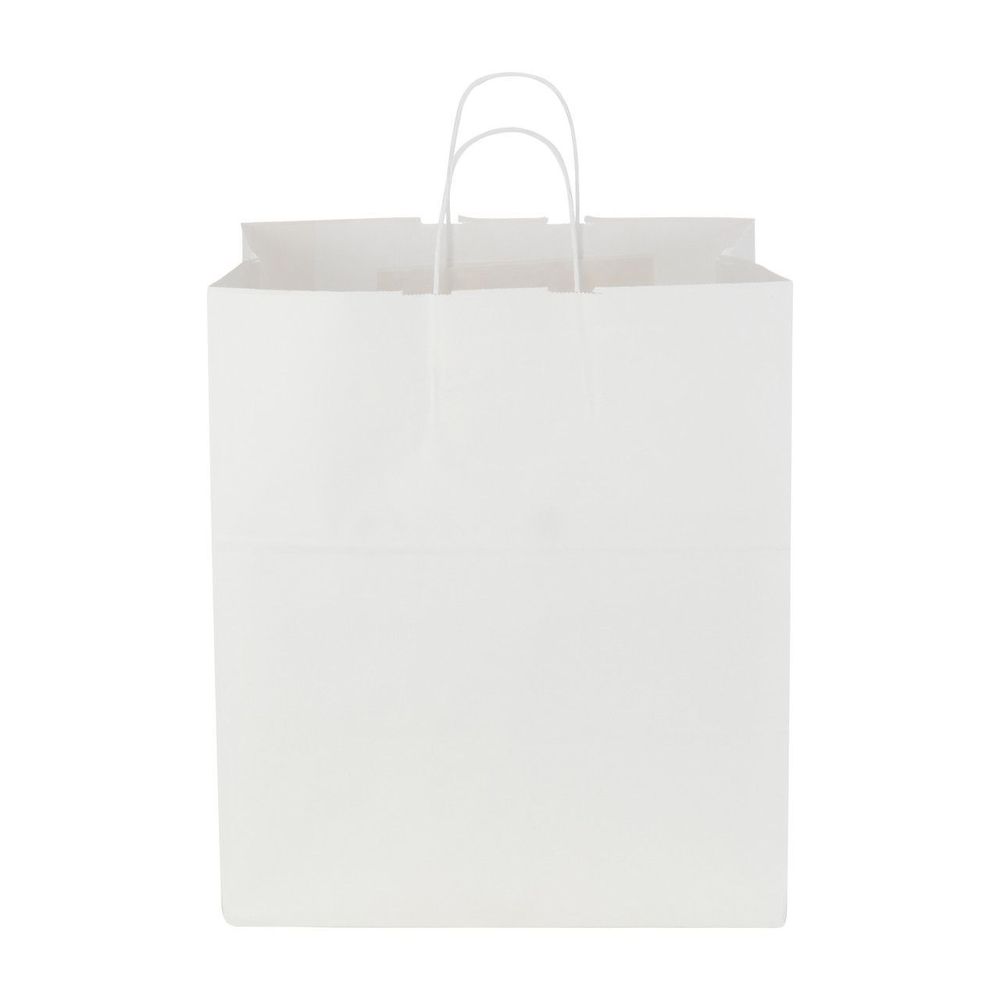Virgin White Towner Twist Handle Bag