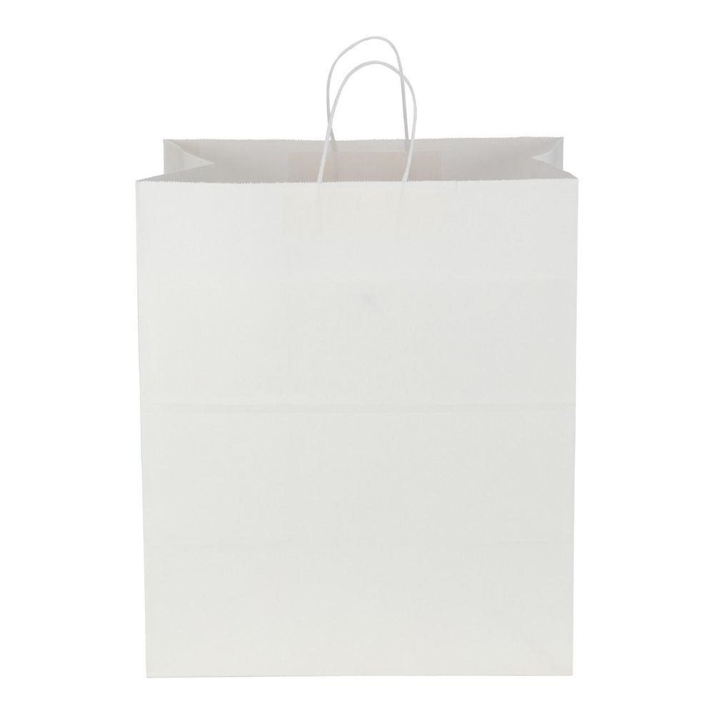 Virgin White Grande Twist Handle Bag