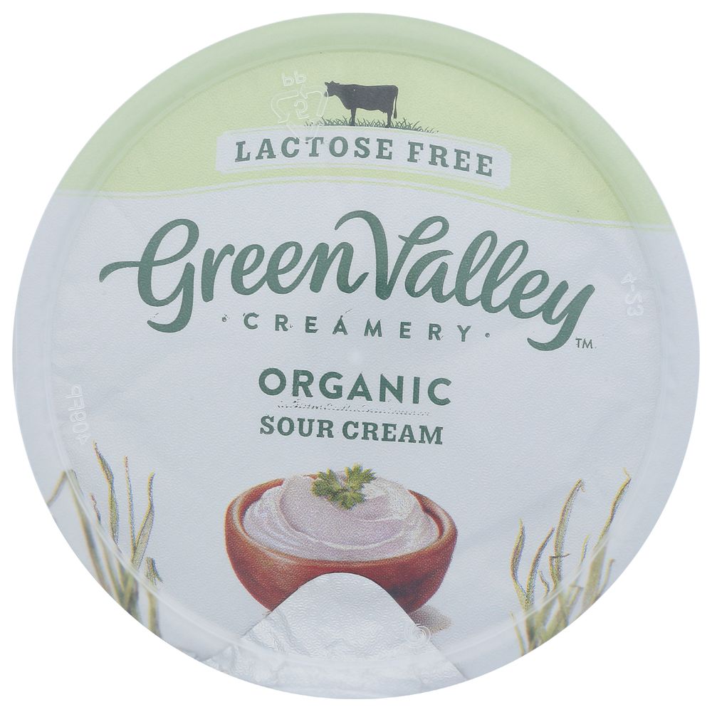 Green Valley Organic Lactose Free Sour Cream, 12 Ounce 6 per case