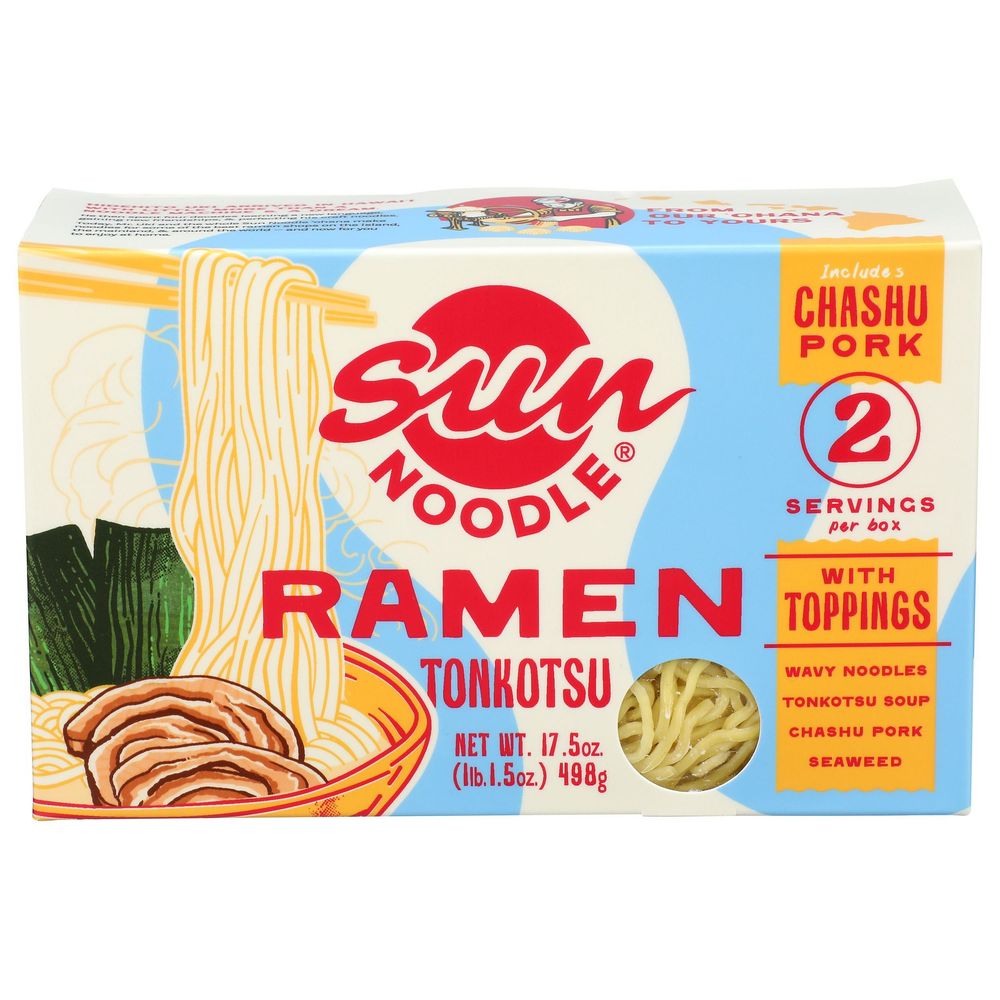 Sun Noodle Tonkotsu Ramen With Toppings, 17.5 Ounce -- 8 Per Case