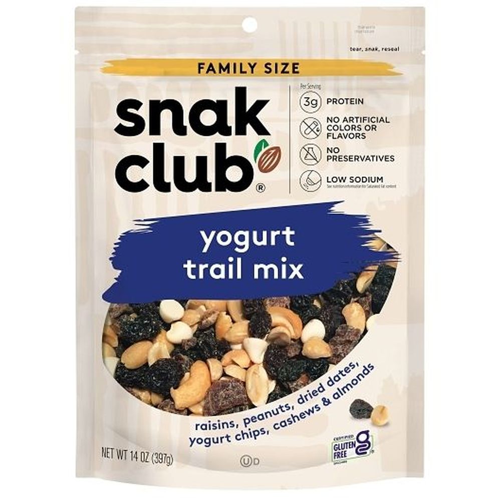 Snak Club Family Size Yogurt Nut Mix, 14 Ounce -- 6 Per Case