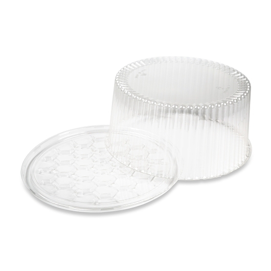 D & W Fine Pack Clear 2 3 Layer Cake Display Container, 10 Inch -- 80 Per Case