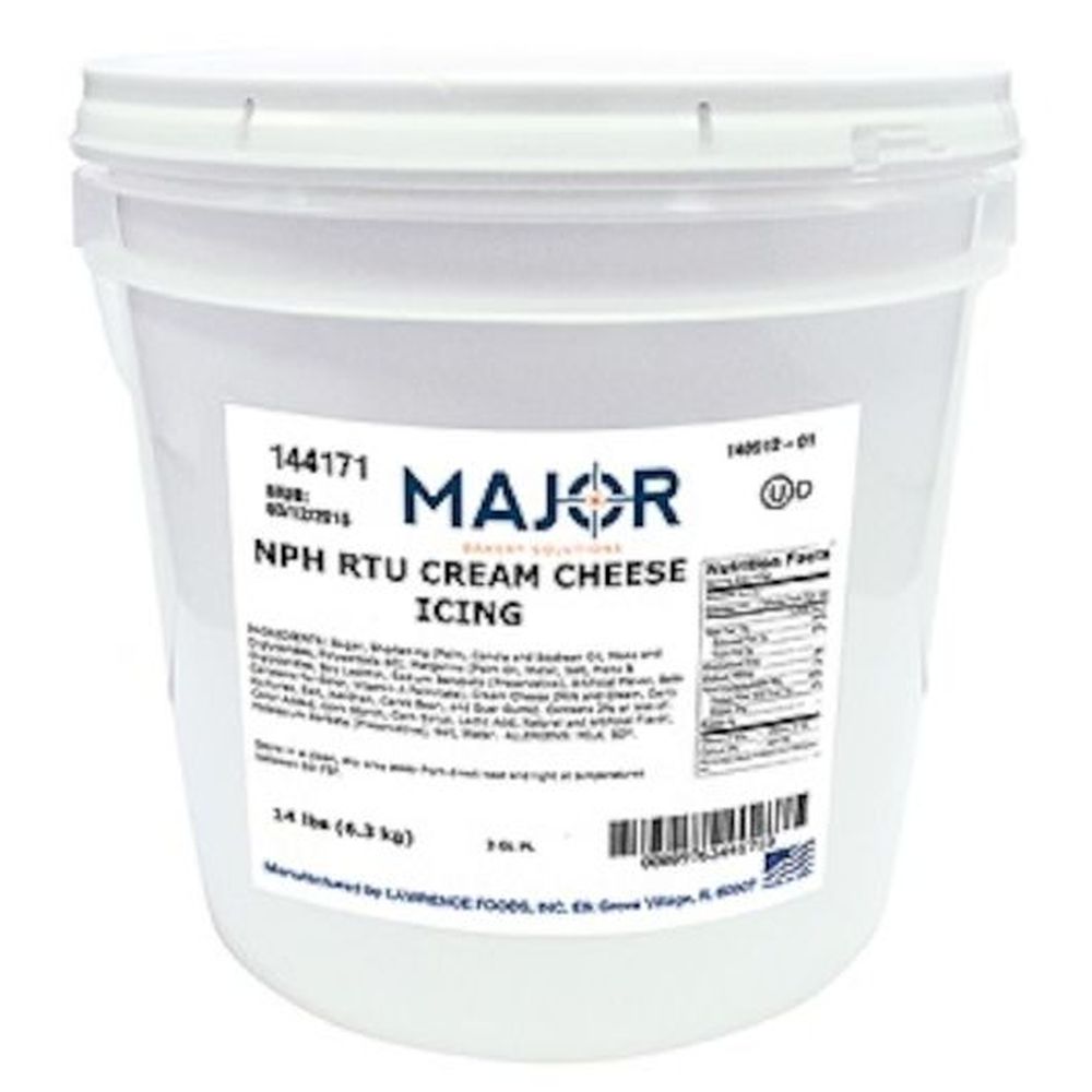 Major Bakery Solutions Cream Cheese Icing, 18 Pound