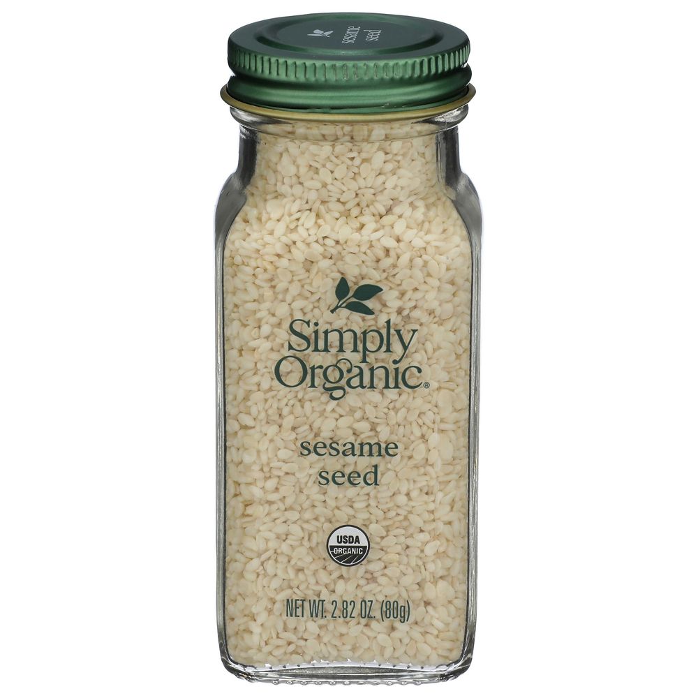 Simply Organic Whole Sesame Seeds, 2.82 Ounce -- 6 Per Case