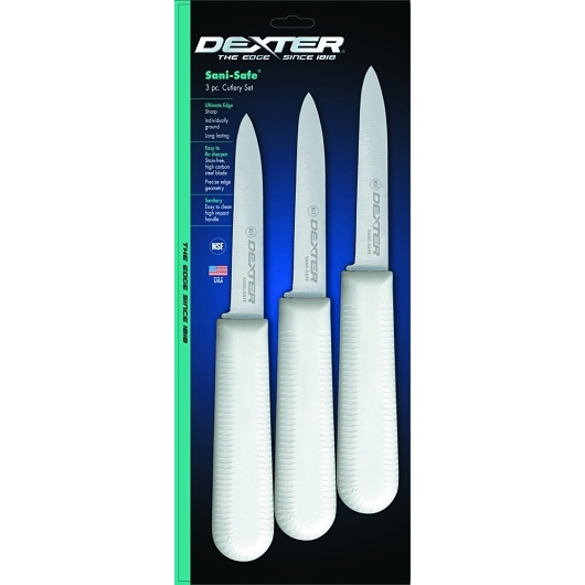 Dexter Russell Dexter Sani-safe Knife Parer 3 Pack S104 Carded -- 3 Per Case