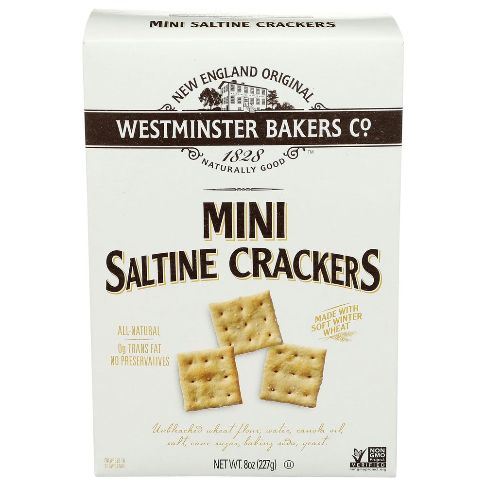 Westminster Mini Saltine Cracker, 8 Ounce -- 12 Per Case